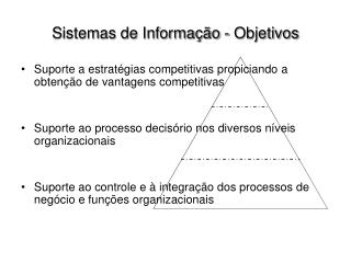 Sistemas de Informação - Objetivos