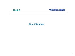 Sine Vibration