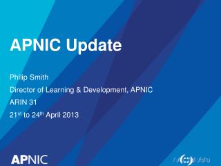 APNIC Update