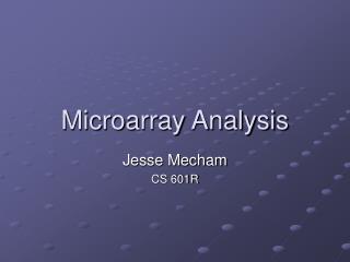Microarray Analysis