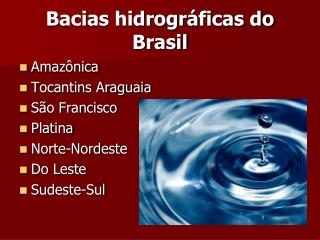 Bacias hidrográficas do Brasil