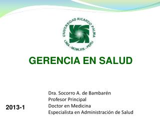 GERENCIA EN SALUD