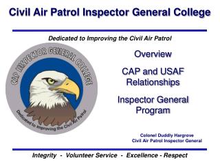 Civil Air Patrol Inspector General College