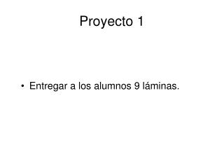 Proyecto 1