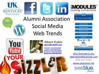 Alumni Association Social Media Web Trends