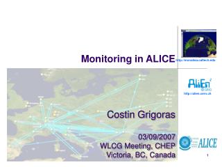 Monitoring in ALICE