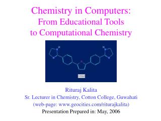 Chemistry in Computers: From Educational Tools to Computational Chemistry