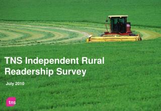 TNS Independent Rural Readership Survey