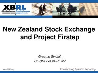 New Zealand Stock Exchange and Project Firstep