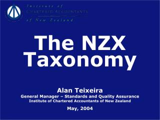 Alan Teixeira General Manager – Standards and Quality Assurance