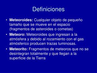 Definiciones