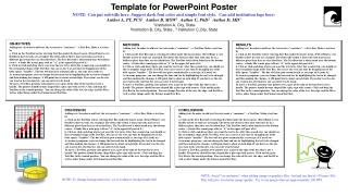 Template for PowerPoint Poster