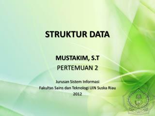 STRUKTUR DATA