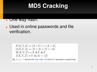 MD5 Cracking