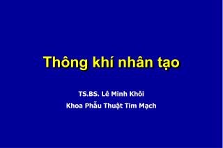 Thông khí nhân tạo