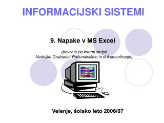 INFORMACIJSKI SISTEMI