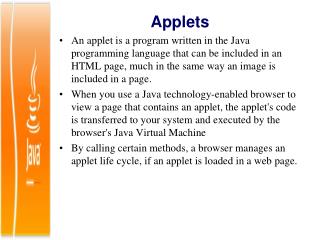 Applets