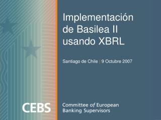 Implementación de Basilea II usando XBRL