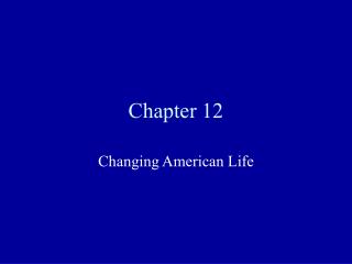 Chapter 12