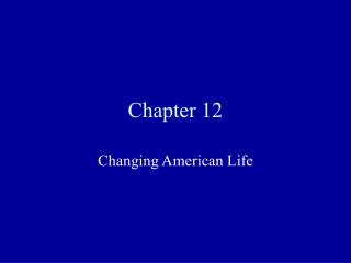 Chapter 12