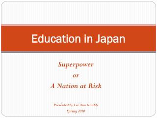 Education in Japan