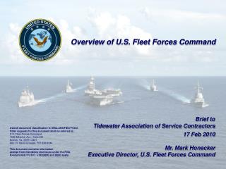 Overview of U.S. Fleet Forces Command