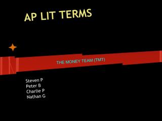 AP LIT TERMS