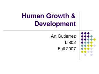 Human Growth &amp; Development