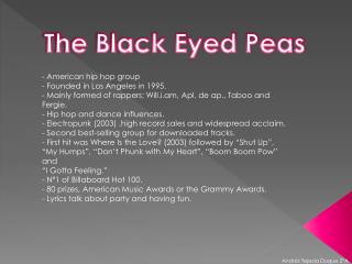 The Black Eyed Peas