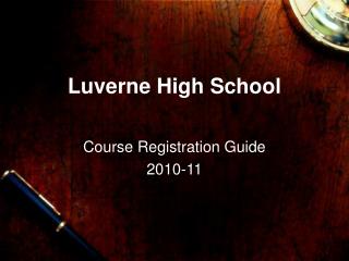 Luverne High School