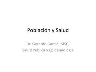 Población y Salud