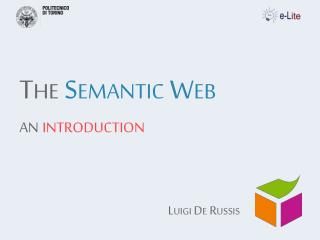 The Semantic Web an introduction