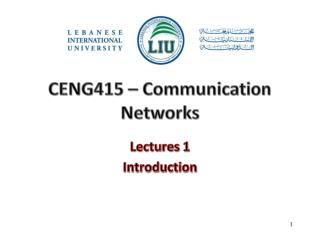 CENG415 – Communication Networks