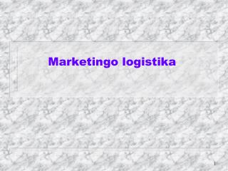 Marketingo logistika