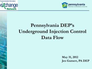 Pennsylvania DEP’s Underground Injection Control Data Flow