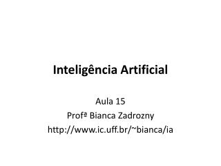 Inteligência Artificial