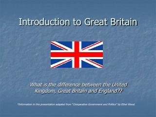 Introduction to Great Britain