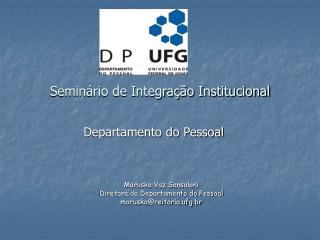 Seminário de Integração Institucional