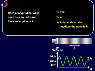 1) yes 2) no 3) it depends on the medium the wave is in