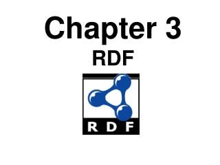 Chapter 3 RDF