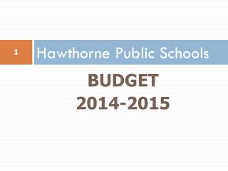 Hawthorne Public Schools