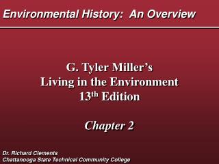 Environmental History: An Overview