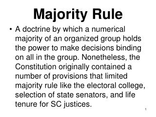Majority Rule