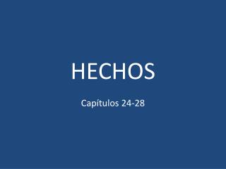 HECHOS
