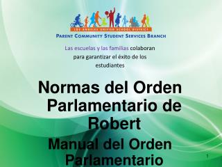 Normas del Orden Parlamentario de Robert Manual del Orden Parlamentario