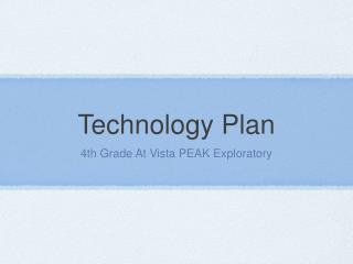 Technology Plan