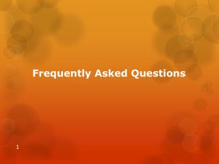 Frequently Asked Questions