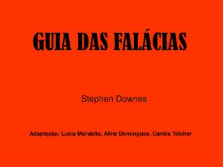 GUIA DAS FALÁCIAS