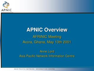 APNIC Overview