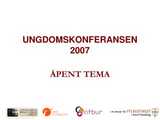 UNGDOMSKONFERANSEN 2007